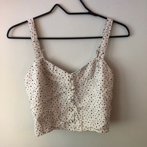 abercromie and fitch crop top